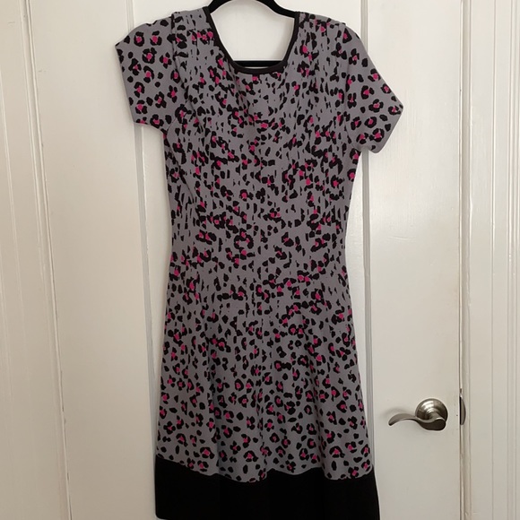 Kate spade flared a-line dress with leopard - Picture 2 of 7